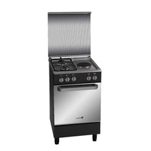 Load image into Gallery viewer, Fujidenzo 50cm Cooking Range (2 Gas + 1 Electric, Gas Oven, Rotisserie) | Model: FGR-5521VTRMB