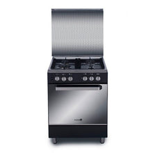 Load image into Gallery viewer, Fujidenzo 60cm Cooking Range (4 Gas Burner, Gas Oven, Rotisserie, Cast Iron) | Model: FGR-6640VTRCMB