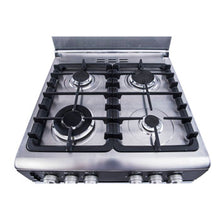 Load image into Gallery viewer, Fujidenzo 60cm Cooking Range (4 Gas Burner, Gas Oven, Rotisserie, Cast Iron) | Model: FGR-6640VTRCMB