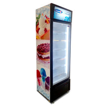 Load image into Gallery viewer, Fujidenzo 14 cu. ft. Showcase Upright Glass No Frost Freezer with Key Lock | Model: SFG-140A
