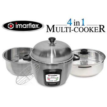 Imarflex 3L 4-in-1 Multicooker Model: IMC-3100S – METRO PLAZA