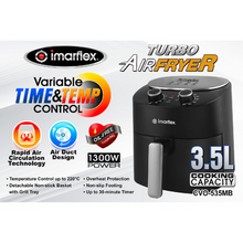 Load image into Gallery viewer, Imarflex 3.5L Turbo Air Fryer (Black) | Model: CVO-535MB