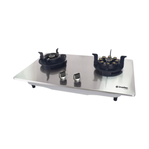 Imarflex 2-in-1 Countertop or Built-in Double Burner Gas Stove | Model: IG-388BL