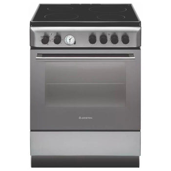 Ariston 60cm 4 All Electric Vitroceramic Cooking Range with Electric Oven | Model: A6V 530X EX
