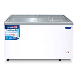 Fujidenzo 15 cu. ft. Sliding Glass Top Chest Freezer / Chiller (Dual Function) | Model: FD-15 ADF