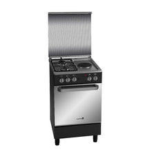 Load image into Gallery viewer, Fujidenzo 50cm Cooking Range (2 Gas + 1 Electric, Gas Oven, Rotisserie) | Model: FGR-5521VTRMB

