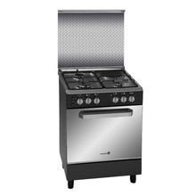 Load image into Gallery viewer, Fujidenzo 60cm Cooking Range (3 Gas + 1 Electric, Gas Oven, Rotisserie) | Model: FGR-6631VTRMB
