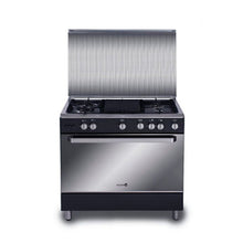 Load image into Gallery viewer, Fujidenzo 90cm Cooking Range (5 Gas Burner, Rotisserie Gas Oven) | Model: FGR-9650VTRGMB
