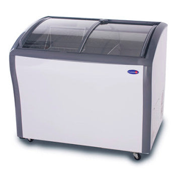 Fujidenzo 11 cu. ft. Curved Glass Top Chest Freezer / Chiller (Dual Function) | Model: FS-11 CDF