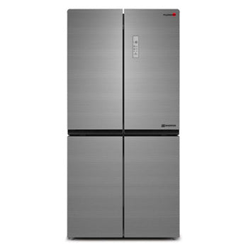 Fujidenzo 19 cu.ft Multi Door Refrigerator with Inverter Technology with Silver Glass Door | Model: IFR-19GD
