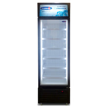 Load image into Gallery viewer, Fujidenzo 14 cu. ft. Showcase Upright Glass No Frost Freezer with Key Lock | Model: SFG-140A
