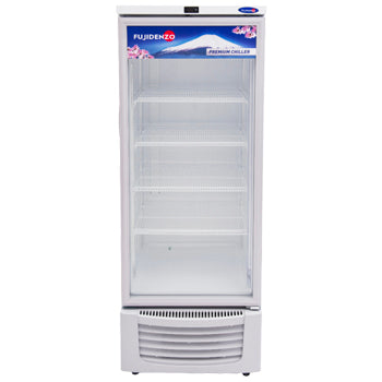Fujidenzo 14 cu. ft. Premium Upright Glass Chiller / Beverage Cooler (Colder Temperature, Faster Cooling) | Model: SUP-142A