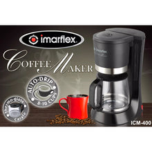 Load image into Gallery viewer, Imarflex 8-10 Cups Coffee Maker | Model: ICM-400
