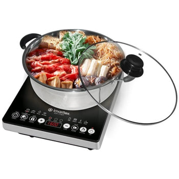 Imarflex 24cm Single Burner Induction Cooker with Touch Sensitive Control Panel | FREE: POT | Model: IDX-1750T