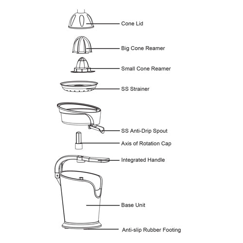 Imarflex Electric Citrus Juicer / Juice Extractor | Model: IJ-75 ...