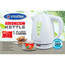 Load image into Gallery viewer, Imarflex 1.0L Electric Kettle | Model: IK-310P
