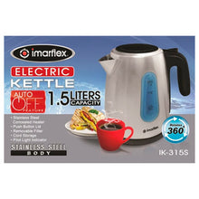 Load image into Gallery viewer, Imarflex 1.5L Electric Kettle | Model: IK-315S
