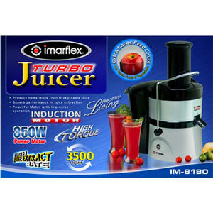 Imarflex Turbo Juicer Juice Extractor | Model: IM-8180