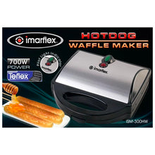 Load image into Gallery viewer, Imarflex Hotdog Waffle Maker | Model: ISM-300HW
