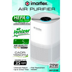 Imarflex Air Purifier with HEPA Filter (35 sqm) | Model: IAP-2135