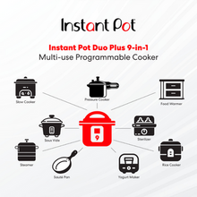 Load image into Gallery viewer, INSTANT POT Duo Plus 9-in-1 Multi-Functional Smark Cooker (6 Quart) | Model: Instant Pot Duo Plus
