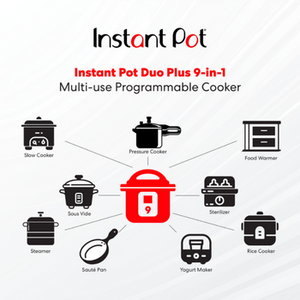 INSTANT POT Duo Plus 9-in-1 Multi-Functional Smark Cooker (6 Quart) | Model: Instant Pot Duo Plus