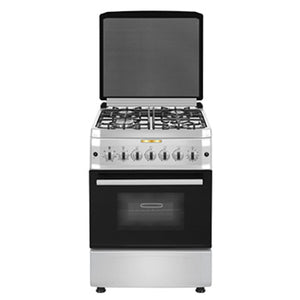 Markes Maximus 60cm Cooking Range (3 Gas Burner + 1 Electric Hot Plate, Gas Oven, Stainless) | Model: MGR-60SSF