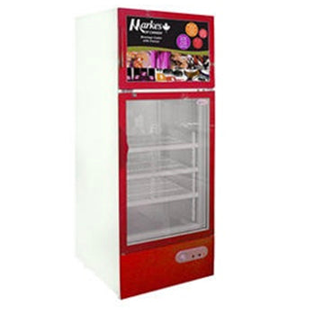 Markes Upright Glass Chiller Beverage Cooler with