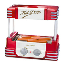 Load image into Gallery viewer, Nostalgia Electrics Retro Series Hotdog Roller &amp; Bun Warmer | Model: RHD800
