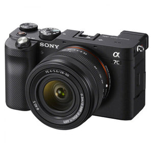 Sony a7C + 28-60mm Zoom Lens Compact Full Frame Camera (Black) | Model: ILCE-7CL/B (Kit)