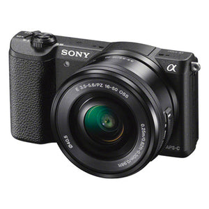 Sony a5100 E-mount camera with APS-C sensor + 16–50 mm Power Zoom Lens (Black) | Model: ILCE-5100L/B (Kit)
