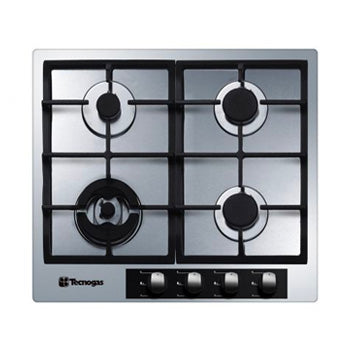 Tecnogas 60cm Built-in Hob (4 Gas Burners, Stainless Steel 304) | Model: TBH6040CSS