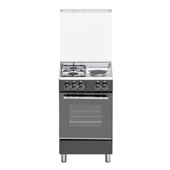 Tecnogas 50cm Cooking Range (2 Gas + 1 Electric Hot Plate, Gas Oven) | Model: TFG5521CVMB