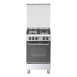 Tecnogas 50cm Cooking Range (3 Gas Burners with Wok, Cast Iron, Rotisserie Gas Oven) | Model: TFG5530CRVSSC