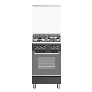 Tecnogas 50cm Cooking Range (3 Gas Burners with Wok, Gas Oven) | Model: TFG5530CVMB