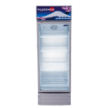 Fujidenzo 14 cu. ft. Upright Inverter Glass Chiller / Beverage Cooler with Key Lock | Model: ISU-143A