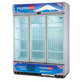 Fujidenzo 29 cu. ft. Upright Glass Chiller / Beverage Cooler with Key Lock | Model: SUT-290A