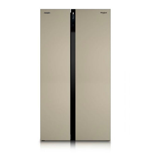 Whirlpool 21 cu. ft. Side by Side No Frost Inverter Refrigerator with Gold Matte Door | Model: 6WSP21NIHPG