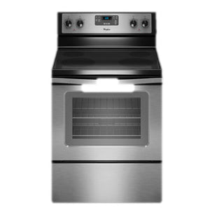 Whirlpool 75cm 4 Burner All Electric Vitroceramic Cooking Range with Electric Oven | Model: WFE515S0ES