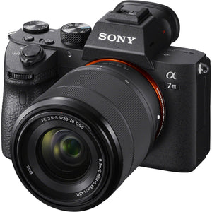 Sony a7 III with 35 mm full-frame image sensor + 28-70mm Zoom Lens | Model: ILCE-7M3K (Kit)